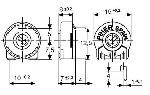PT15NV02-253A2020 by Piher