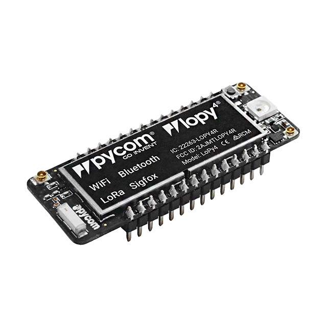 All Parts Semiconductors RF Modules LOPY4 by Pycom