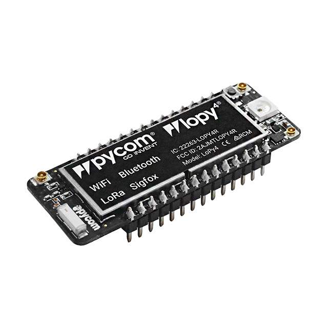 All Parts Semiconductors RF Modules LOPY4 by Pycom Ltd.