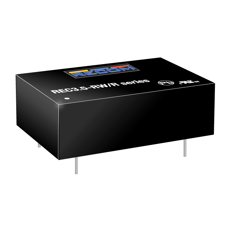 All Parts Power Products Voltage Converters, Inverters, Transformers AC-DC Converters REC3.5-2412SRW/R10/C by Recom Power
