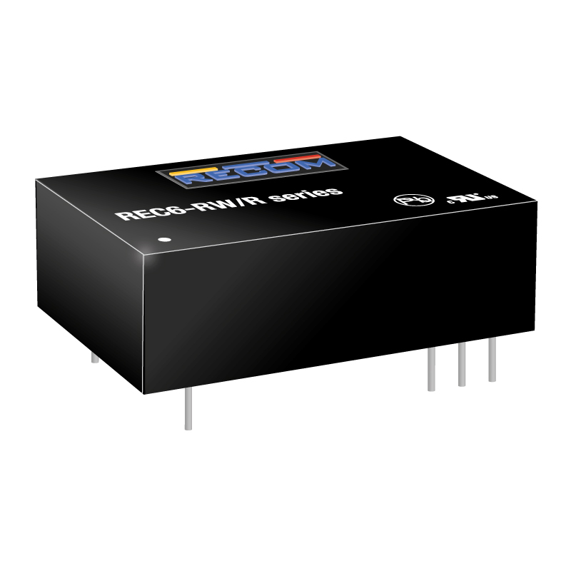 Power Products Voltage Converters, Inverters, Transformers DC-DC Converters REC6-1205SRW/R10/A by Recom Power