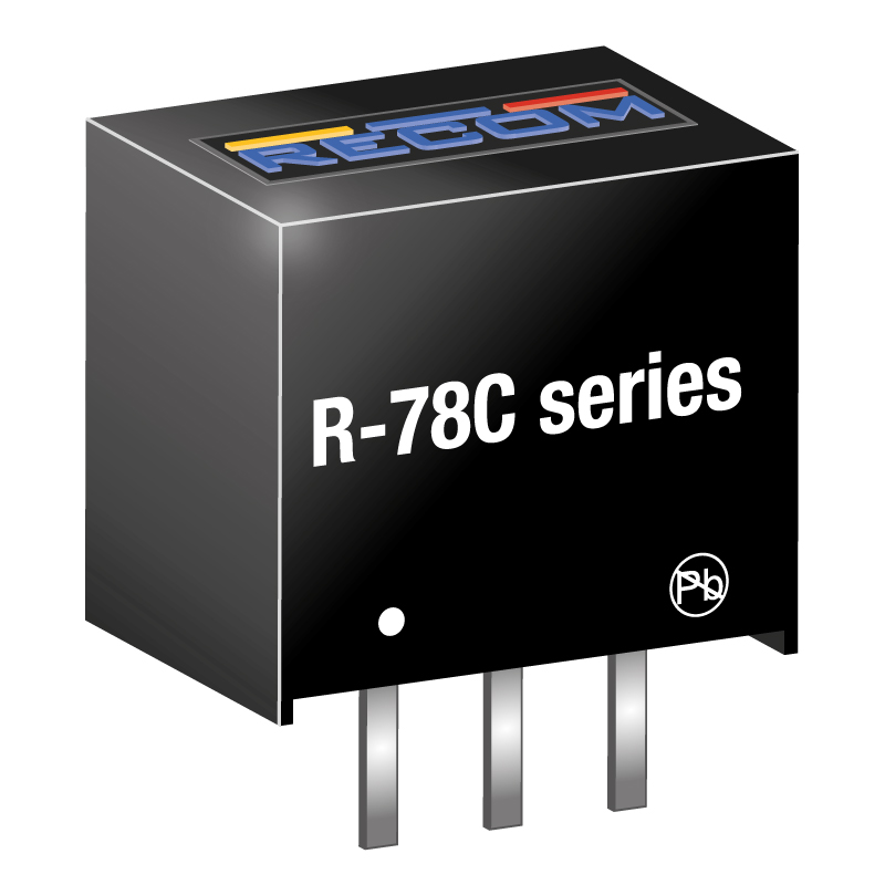 Semiconductors Power Management DC - DC Converters R-78C3.3-1.0 by Recom Power