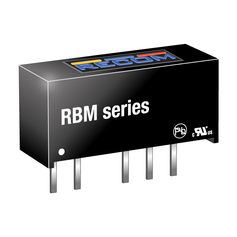 All Parts Power Products Voltage Converters, Inverters, Transformers DC-DC Converters RBM-0512D/P by Recom Power