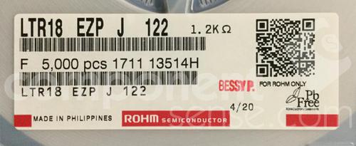 All Parts Passive Components Resistors Single Components LTR18EZPJ122 by Rohm