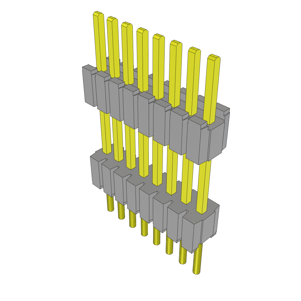 All Parts Connectors Backplane Connectors Hard Metric Connectors DWM-08-56-G-S-375 by Samtec