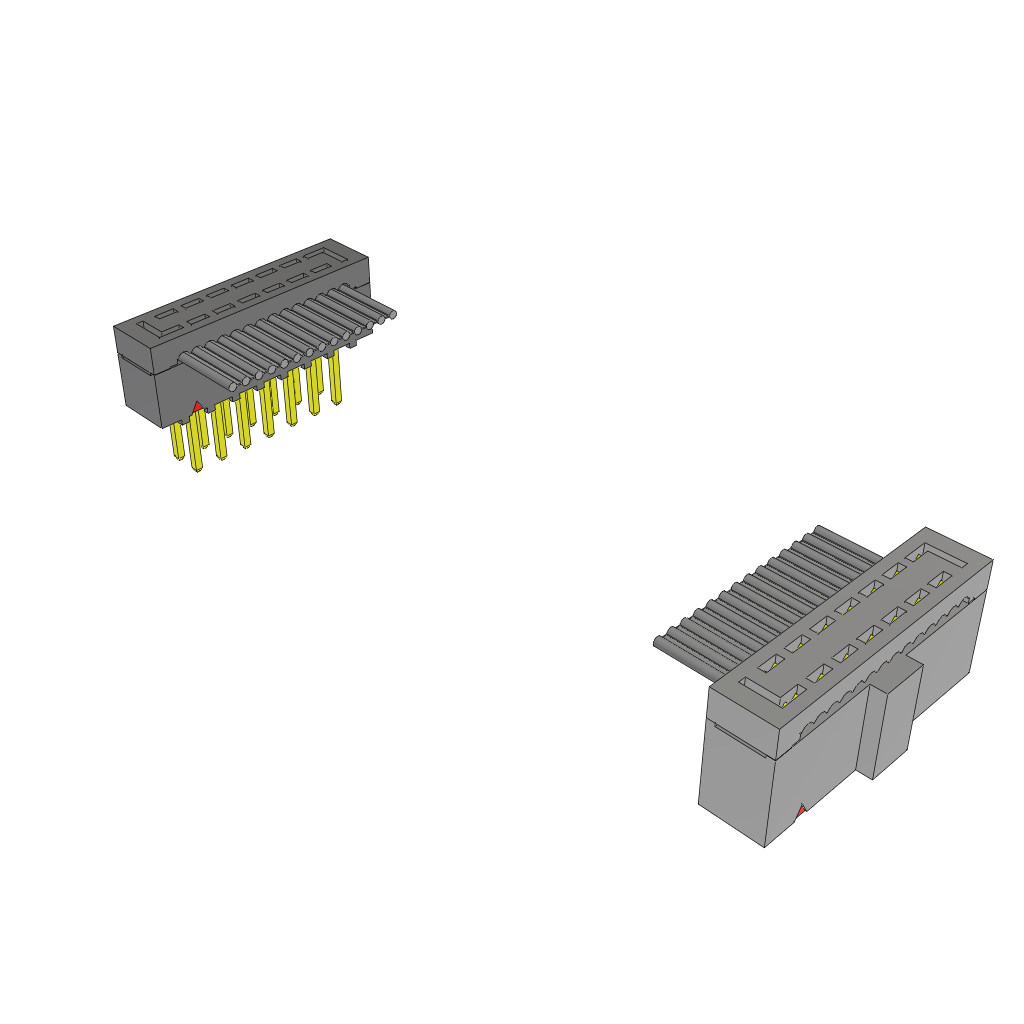 All Parts Cables and Wire Cable Assemblies and Patch Cords Ribbon Cables HCMD-07-T-04.00-02-S-N by Samtec