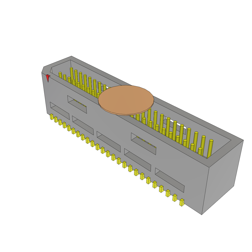 TEMS-125-02-03.0-FG-D-A-K-FR by Samtec