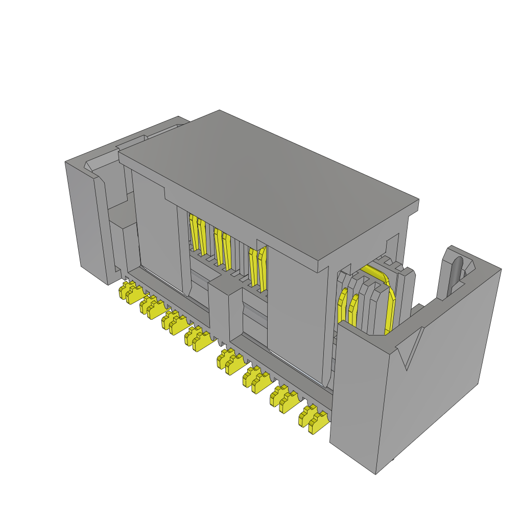 All Parts Connectors Power and Signal connectors QFS-016-04.25-L-D-DP-A-P by Samtec