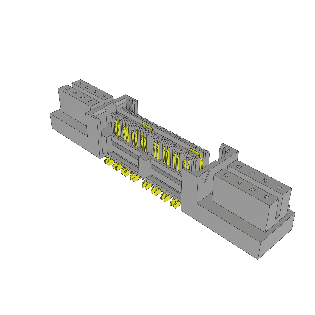 All Parts Connectors Power and Signal connectors QFS-016-04.25-L-D-DP-PC8 by Samtec