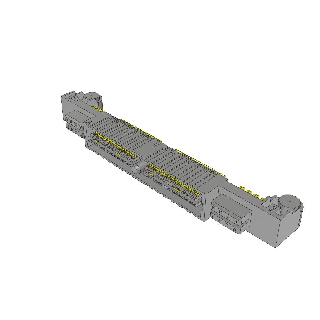 All Parts Connectors Power and Signal connectors QFS-052-01-SL-D-RA-PC8 by Samtec