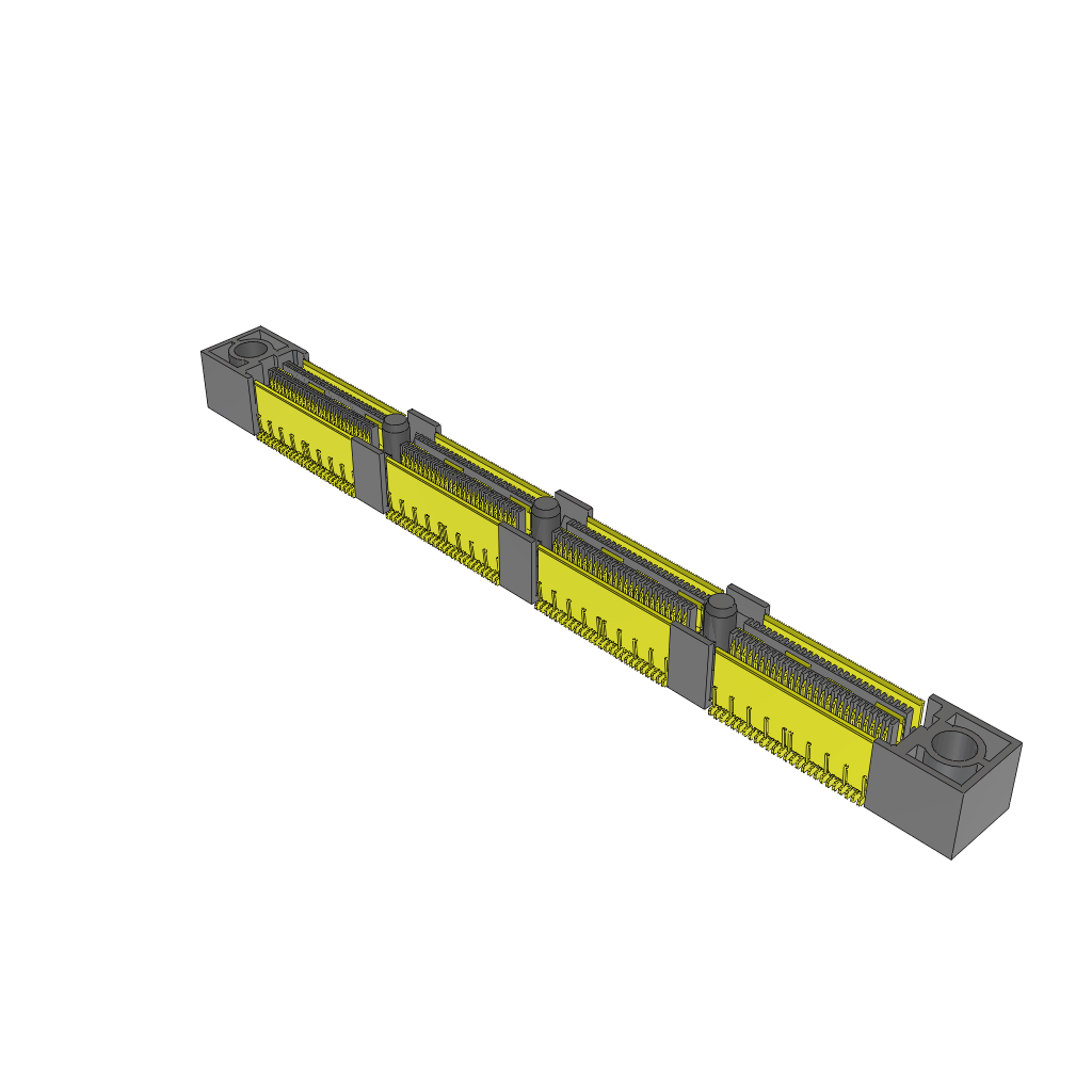 All Parts Connectors Power and Signal connectors QFSS-064-04.25-L-D-DP-A-GP by Samtec