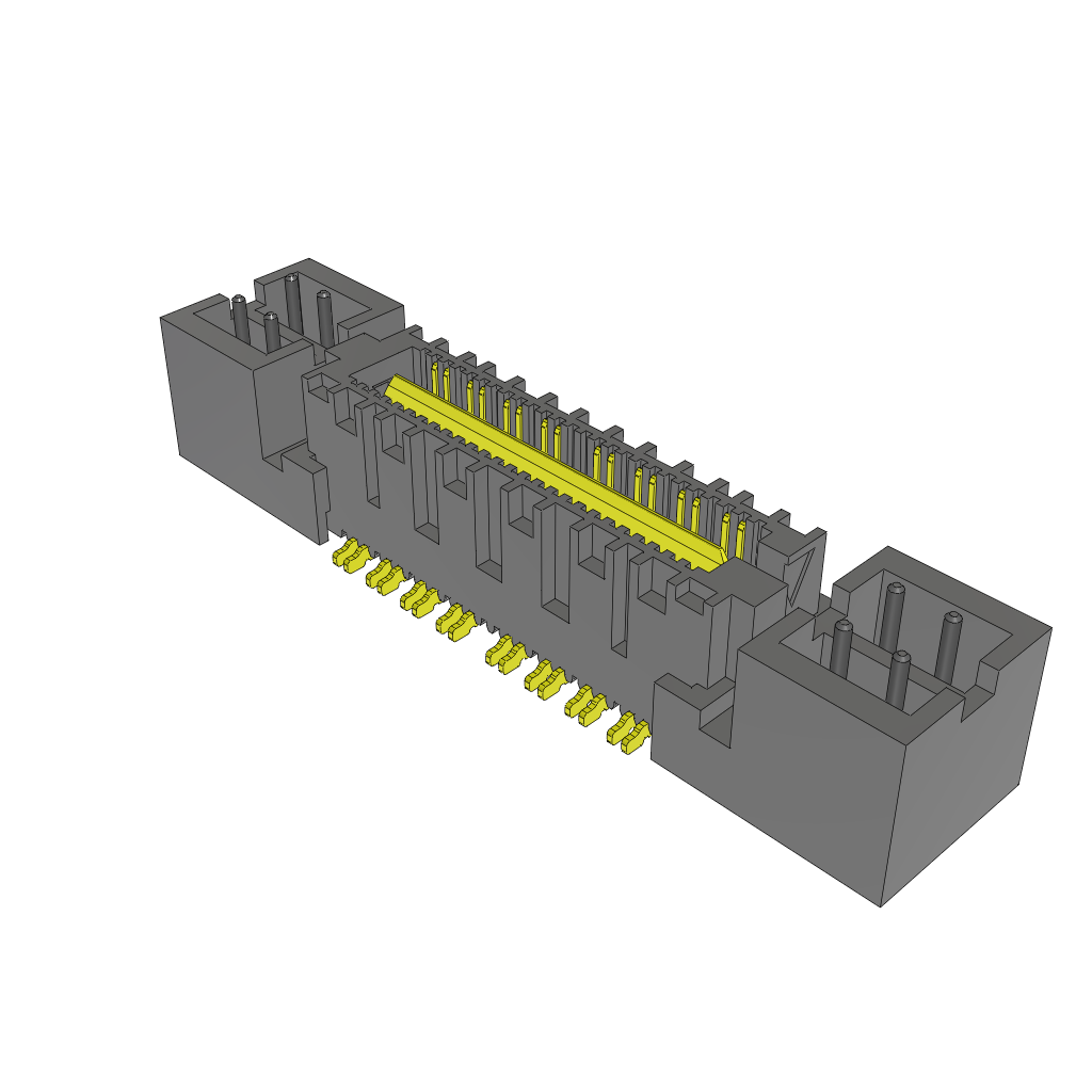 All Parts Connectors Power and Signal connectors QMS-016-06.75-L-D-DP-PC4 by Samtec