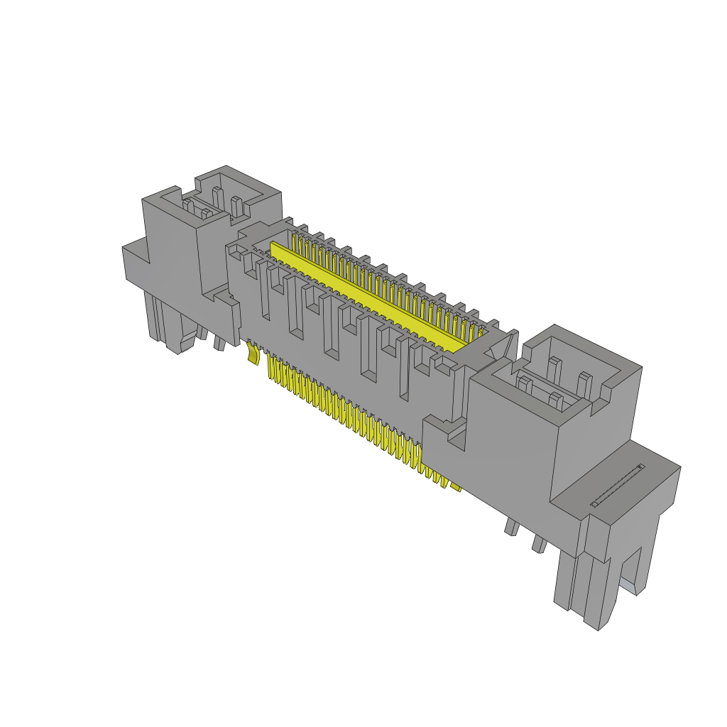 All Parts Connectors Power and Signal connectors QMS-026-01-SL-D-EM2-PC4-TR by Samtec