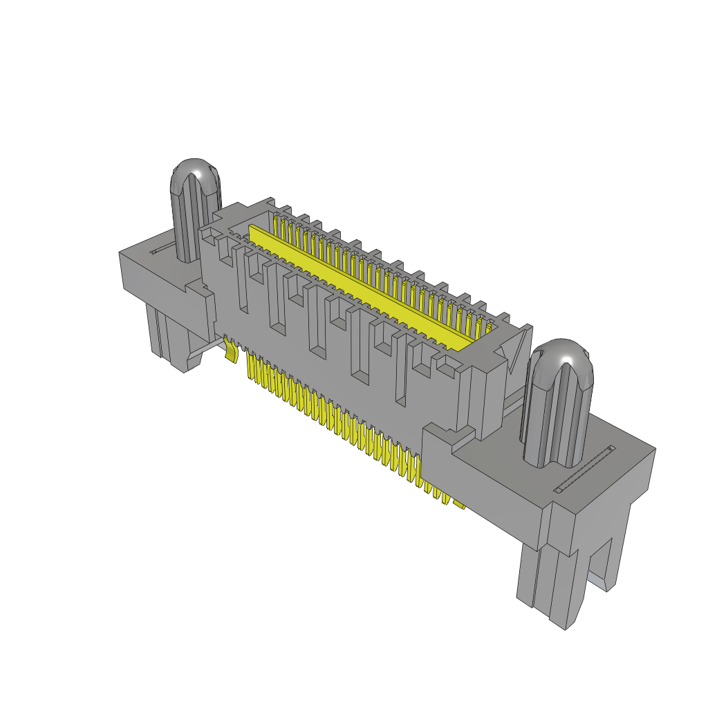 All Parts Connectors Power and Signal connectors QMS-026-01-SL-D-EM2 by Samtec