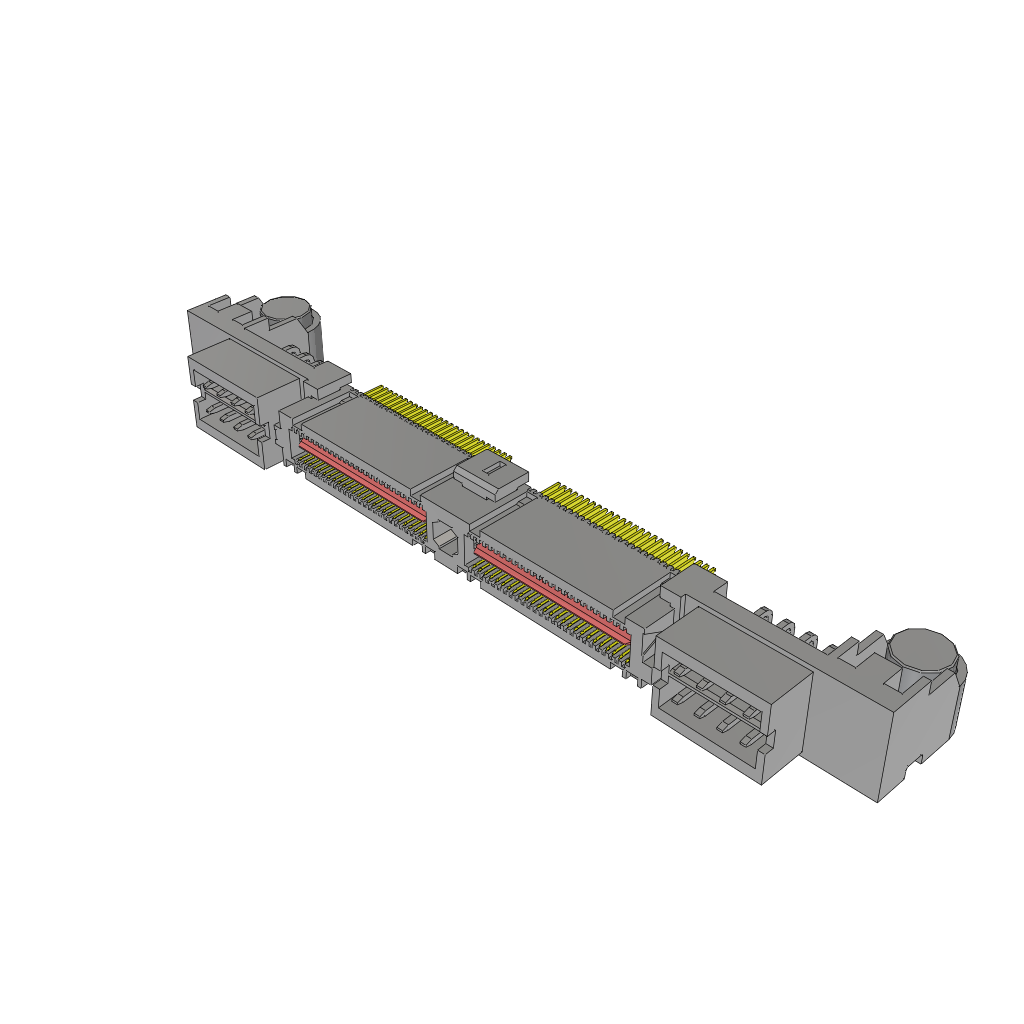All Parts Connectors Power and Signal connectors QMS-052-01-SL-D-RA-PC8 by Samtec