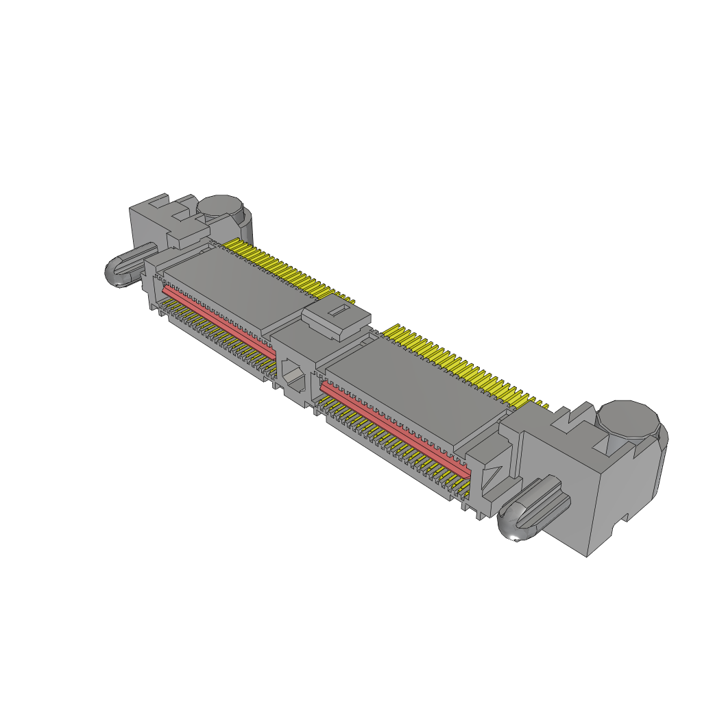All Parts Connectors Power and Signal connectors QMS-052-01-SL-D-RA-TR by Samtec