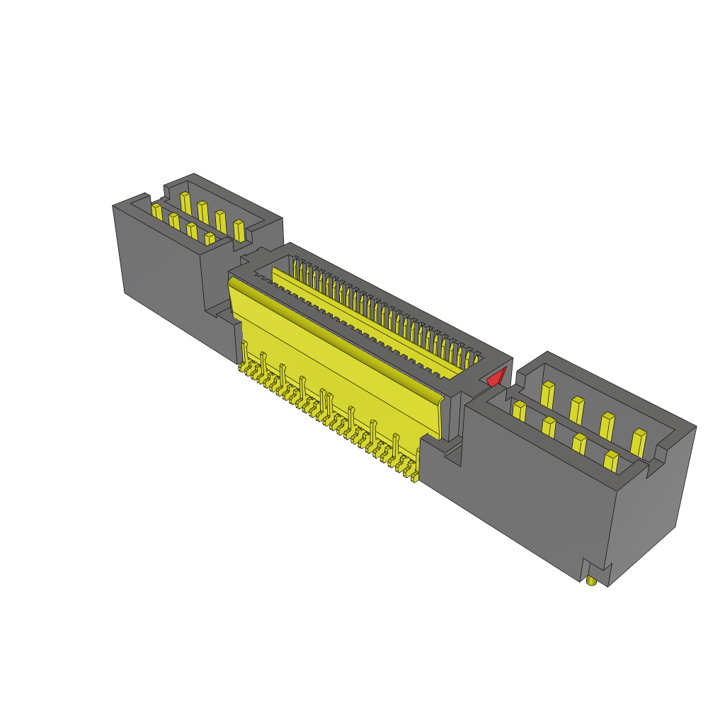 All Parts Connectors Power and Signal connectors QMSS-016-06.75-L-D-DP-PC8 by Samtec