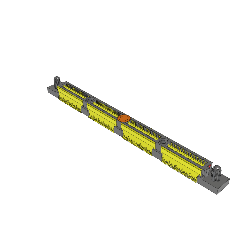 All Parts Connectors Power and Signal connectors QMSS-104-06.75-L-D-A-GP-K by Samtec