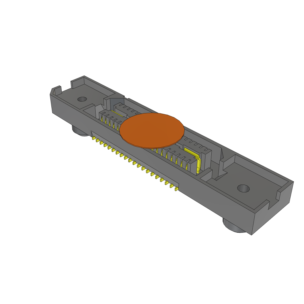 All Parts Connectors rugged connector QSE-020-01-C-D-A-RT1-K by Samtec