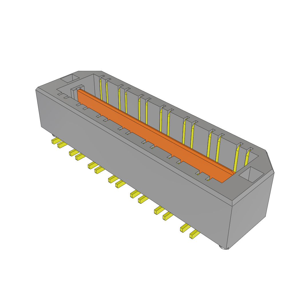 All Parts Connectors rugged connector QTE-014-01-C-D-DP-A by Samtec