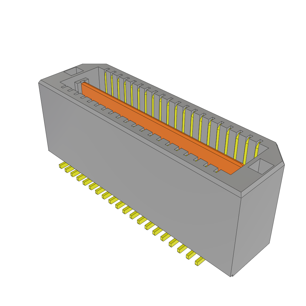 All Parts Connectors rugged connector QTE-020-02-F-D by Samtec