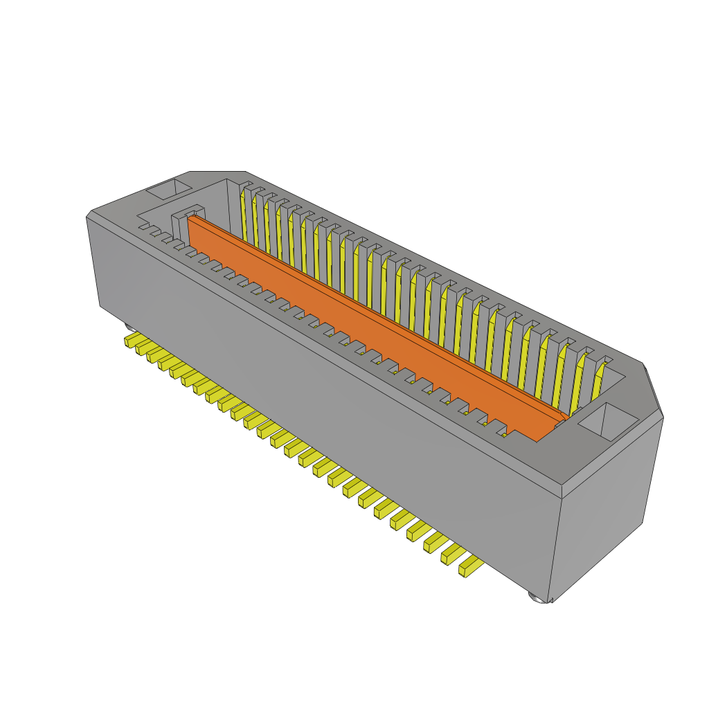 All Parts Connectors rugged connector QTS-025-01-STL-D-A by Samtec