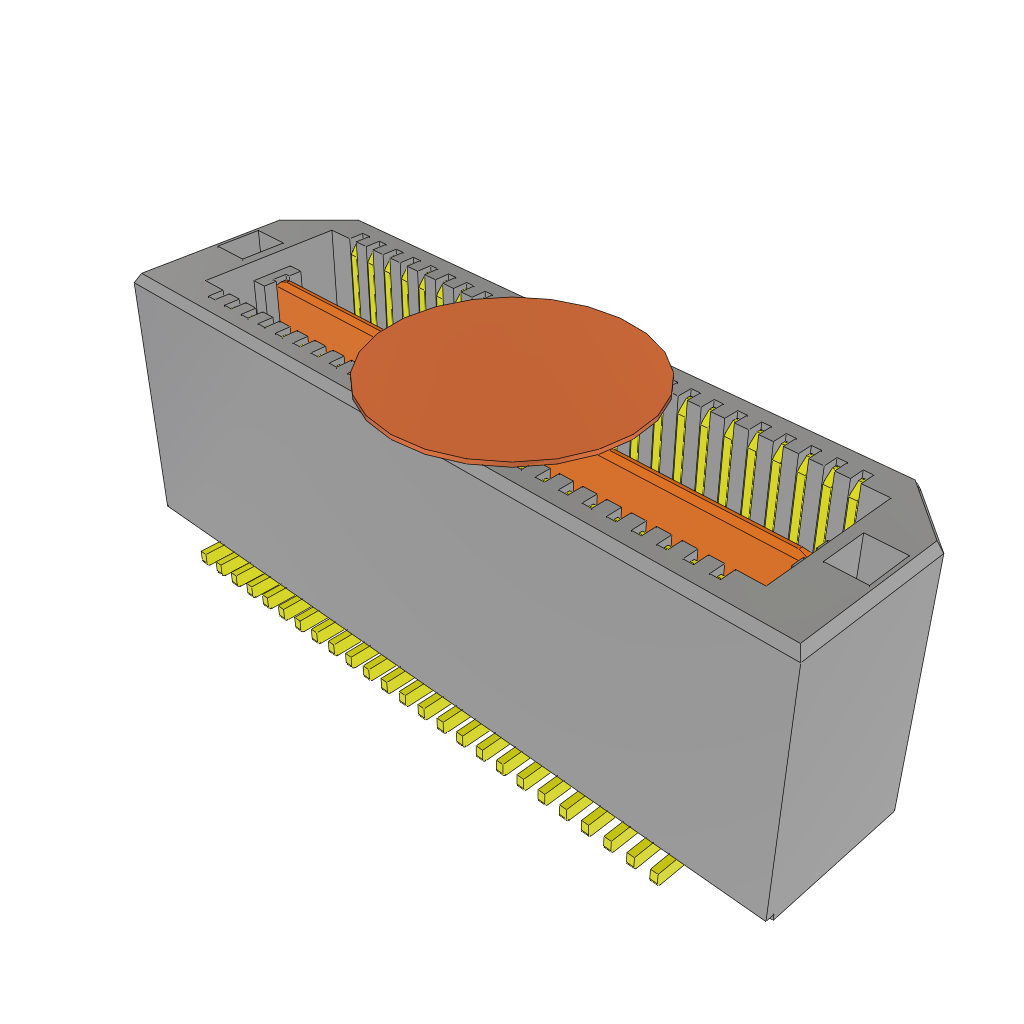 All Parts Connectors rugged connector QTS-025-02-L-D-K by Samtec