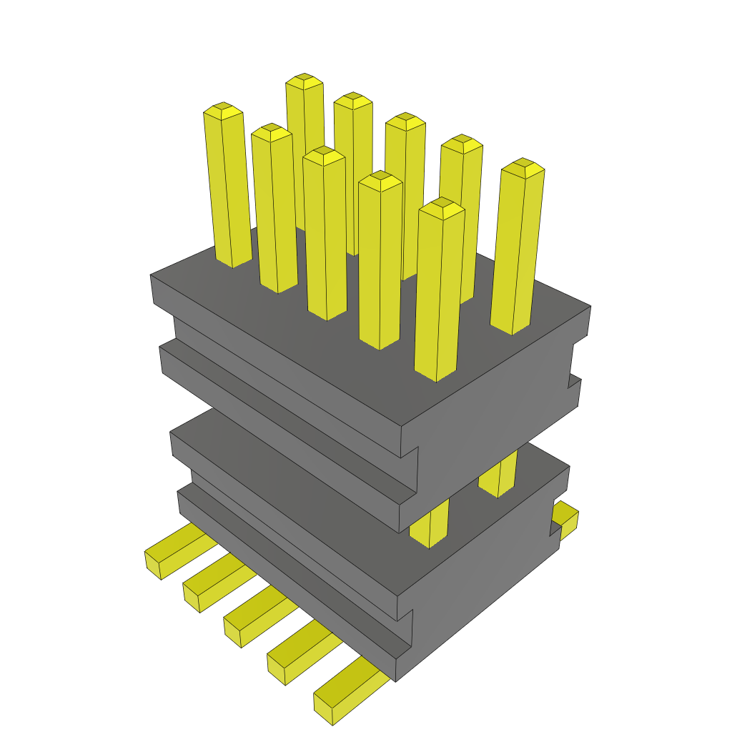 All Parts Connectors Headers AW-05-03-G-D-158-075 by Samtec