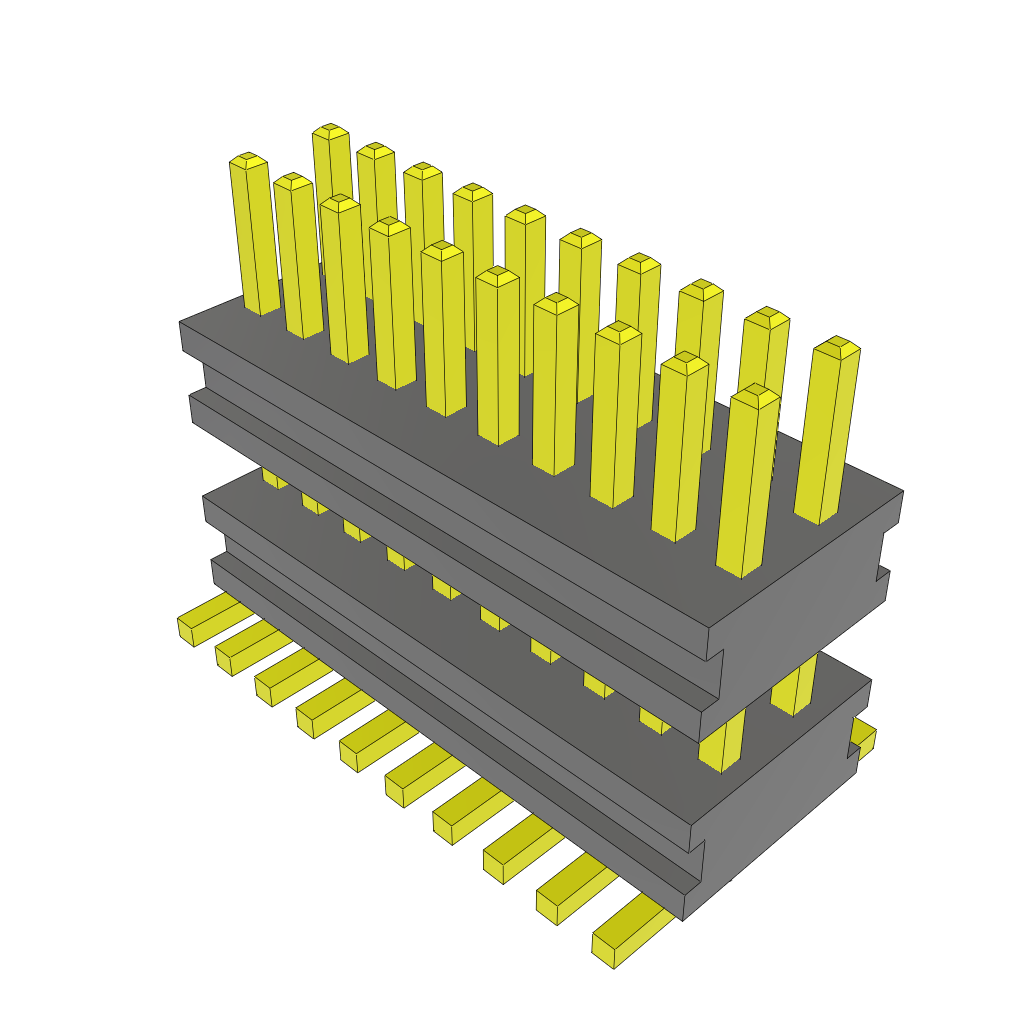 All Parts Connectors Backplane Connectors Hard Metric Connectors AW-10-03-G-D-165-075-A by Samtec