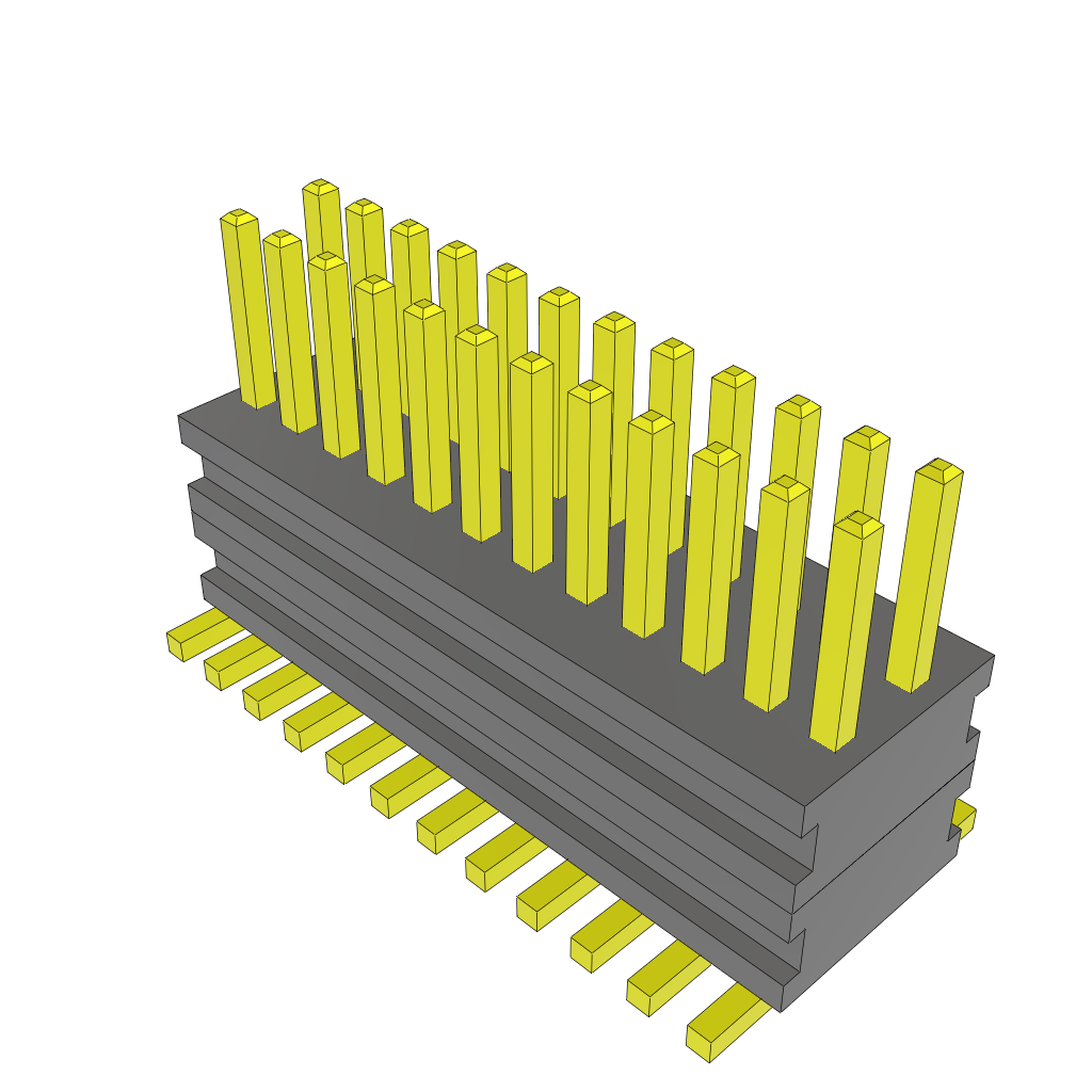 All Parts Connectors Backplane Connectors Hard Metric Connectors AW-12-03-G-D-122-098 by Samtec