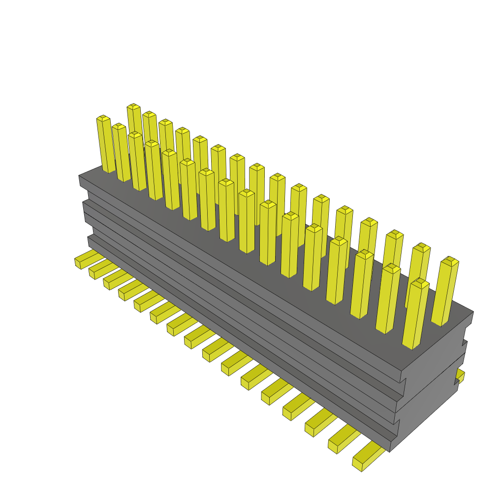 All Parts Connectors Backplane Connectors Hard Metric Connectors AW-16-03-G-D-122-075 by Samtec