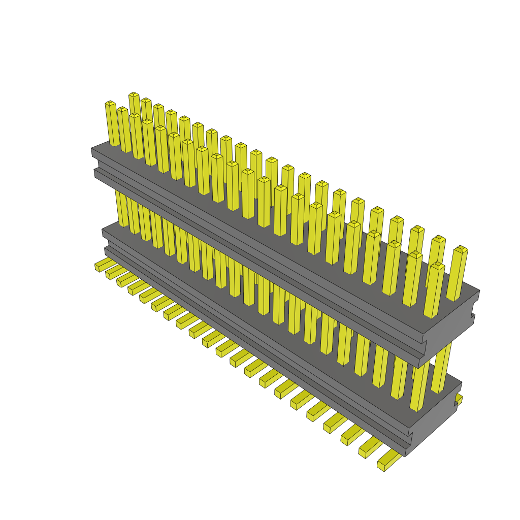 All Parts Connectors Backplane Connectors Hard Metric Connectors AW-21-03-G-D-225-075-A by Samtec