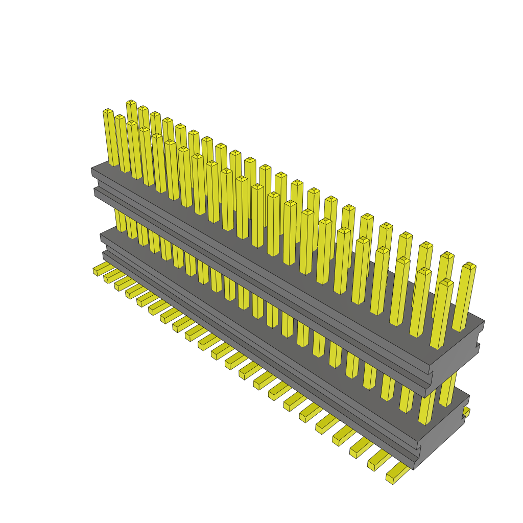 All Parts Connectors Backplane Connectors Hard Metric Connectors AW-22-03-G-D-200-100 by Samtec