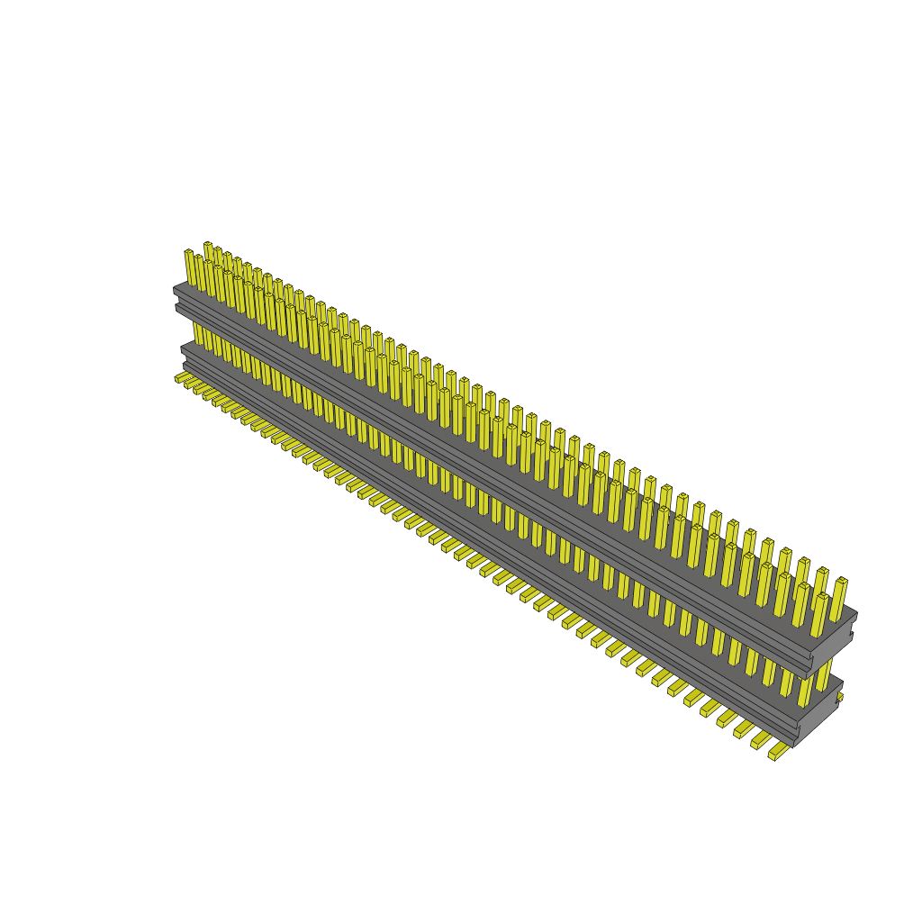 All Parts Connectors Backplane Connectors Hard Metric Connectors AW-48-03-G-D-205-075-A by Samtec
