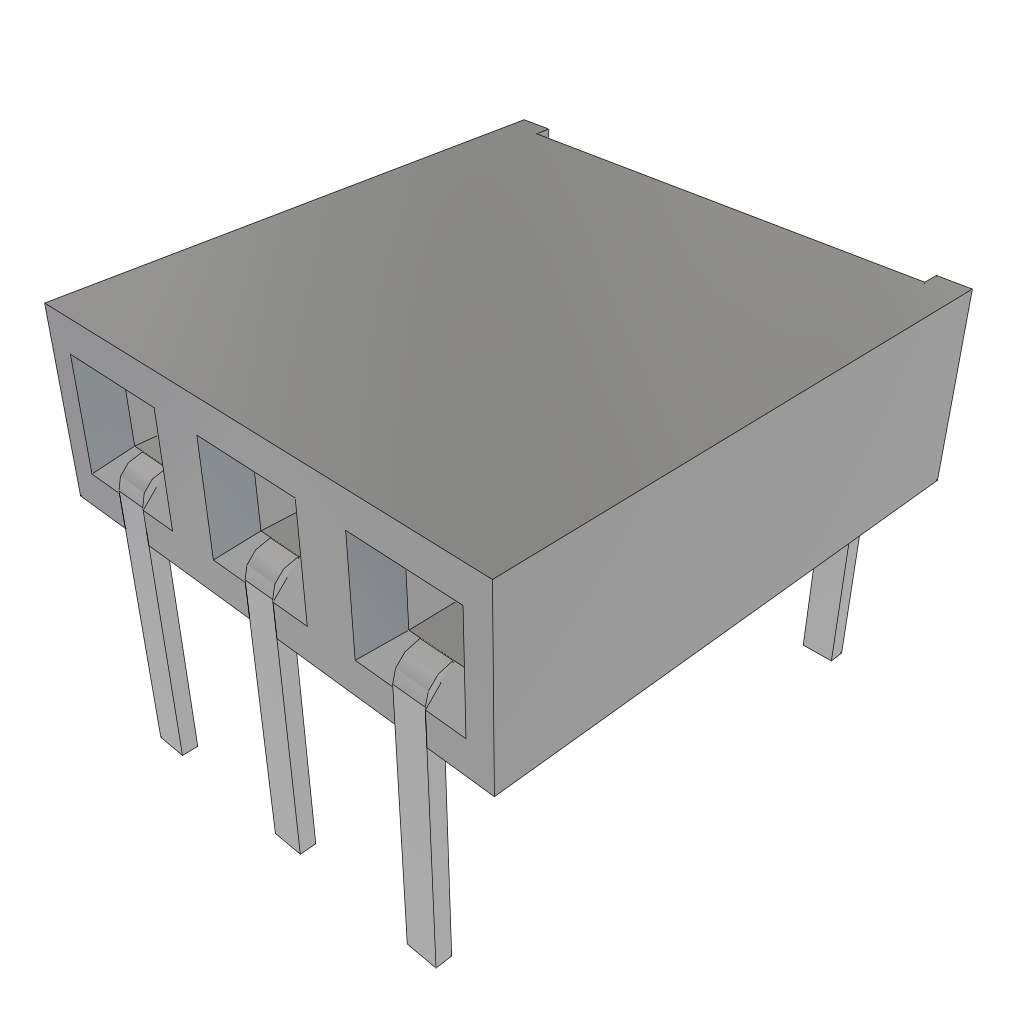 All Parts Connectors rugged connector BCS-103-S-S-HE by Samtec