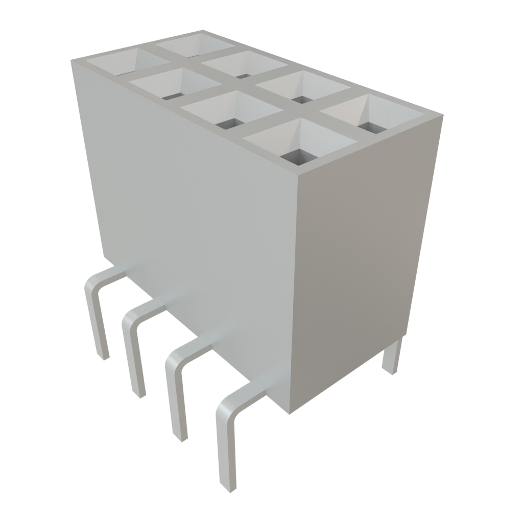 All Parts Connectors rugged connector BCS-104-F-D-PE by Samtec
