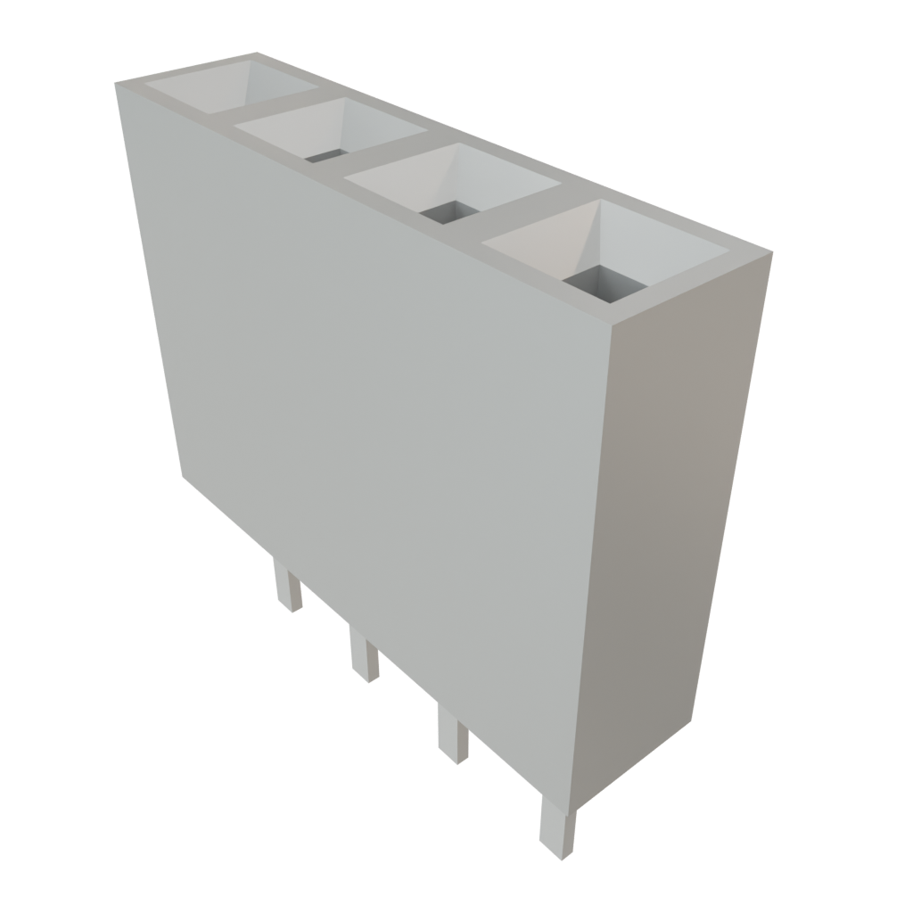 All Parts Connectors rugged connector BCS-104-L-S-TE by Samtec
