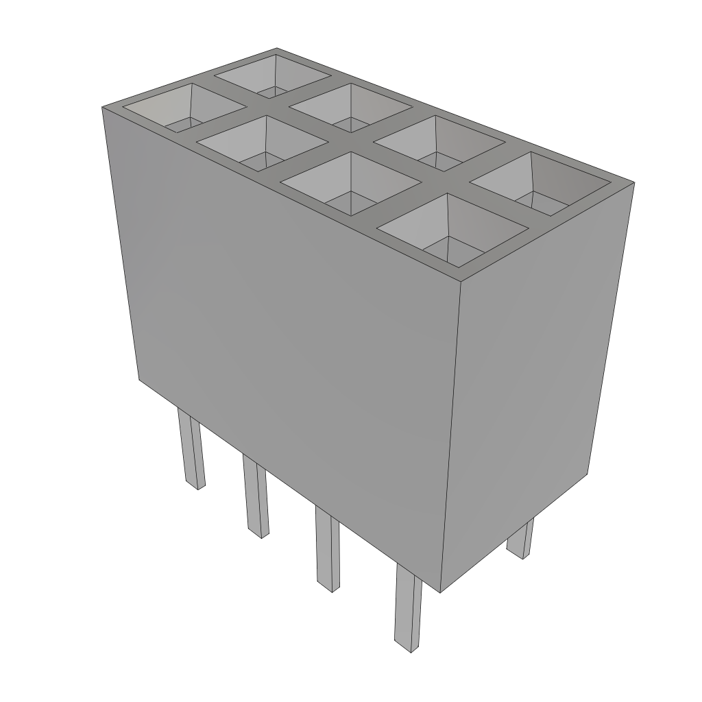 All Parts Connectors rugged connector BCS-104-LM-D-DE by Samtec