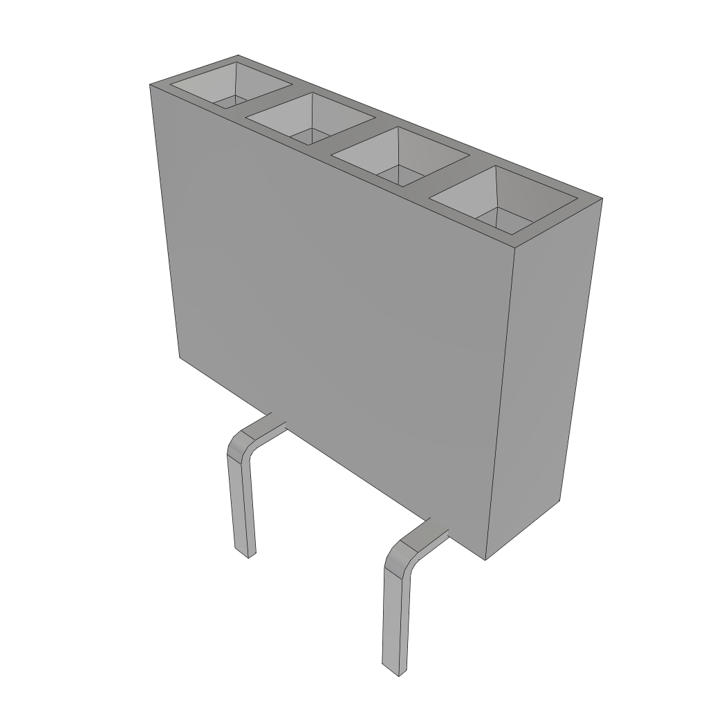 All Parts Connectors rugged connector BCS-104-LM-S-PE by Samtec