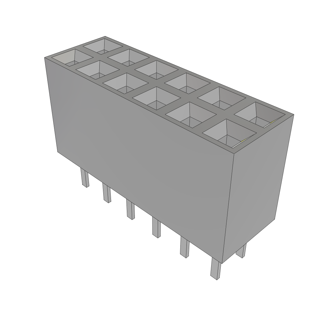 All Parts Connectors rugged connector BCS-106-LM-D-TE by Samtec