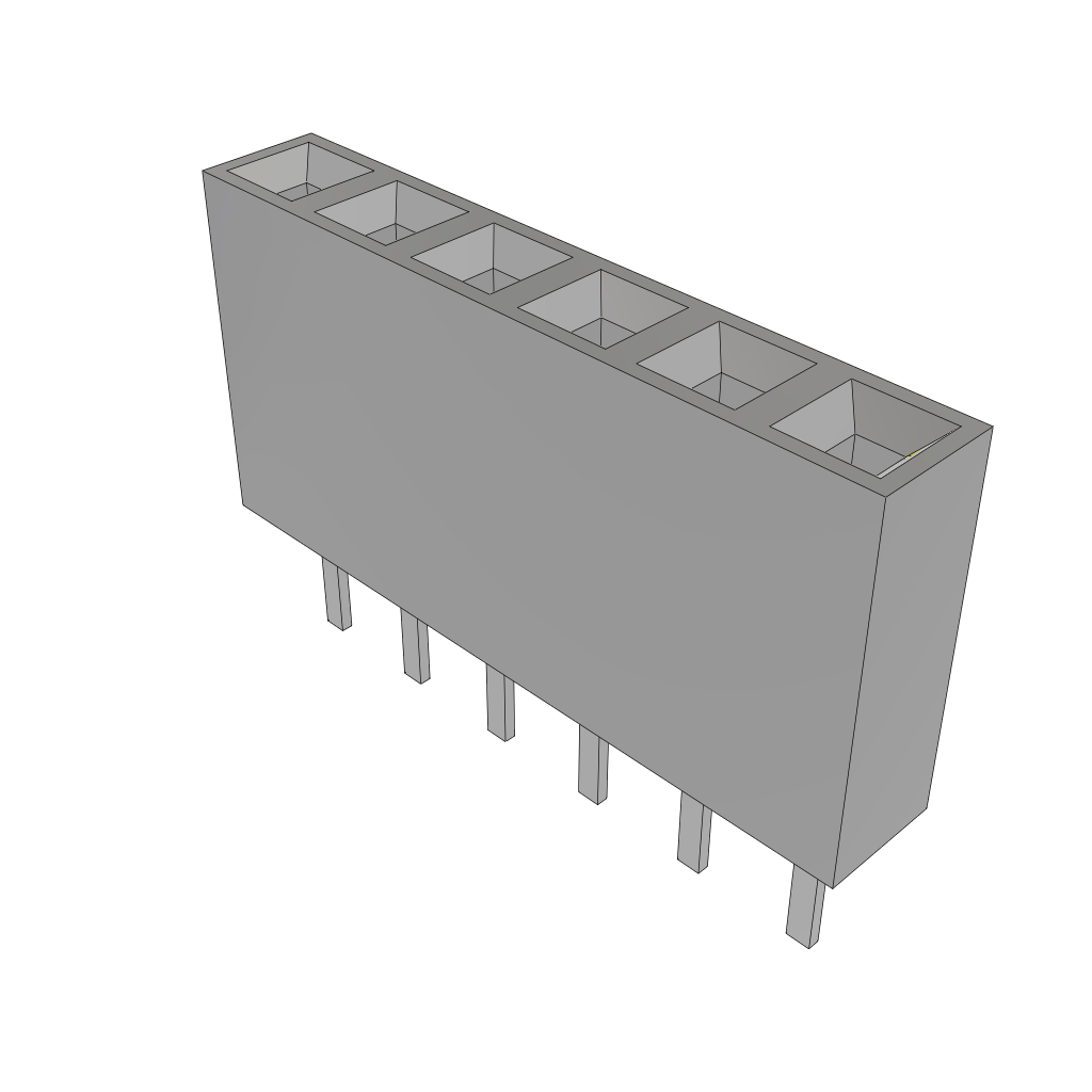 All Parts Connectors rugged connector BCS-106-S-S-TE by Samtec