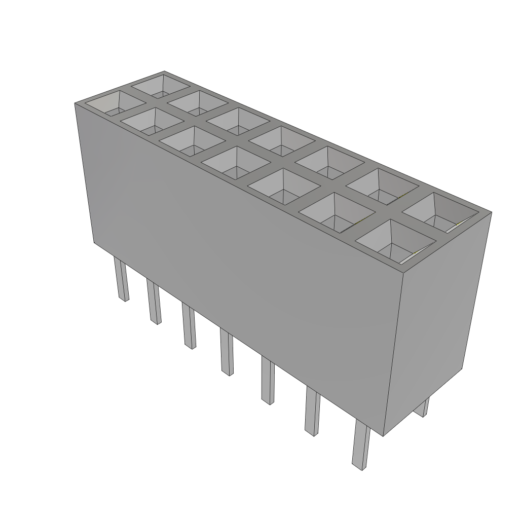 All Parts Connectors rugged connector BCS-107-F-D-DE by Samtec