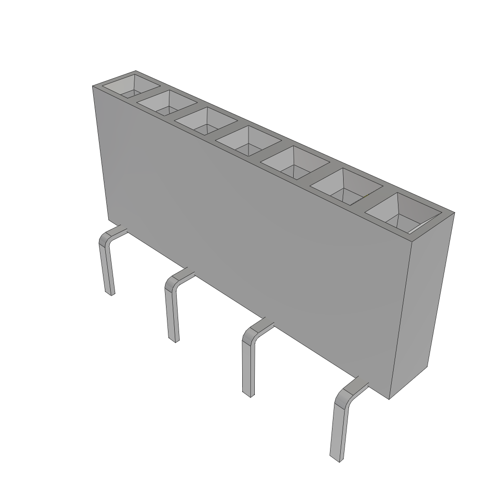 All Parts Connectors rugged connector BCS-107-L-S-PE-BE by Samtec
