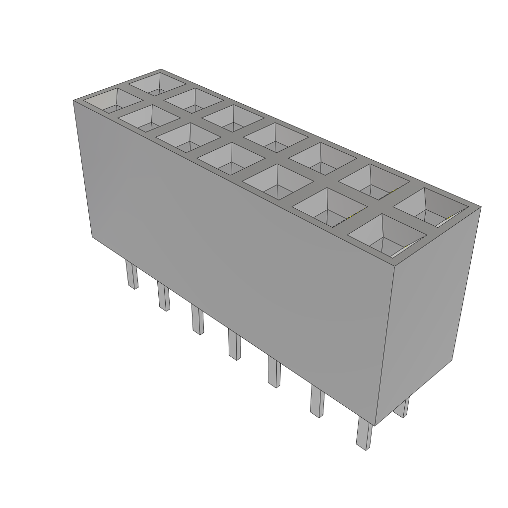 All Parts Connectors rugged connector BCS-107-LM-D-TE by Samtec