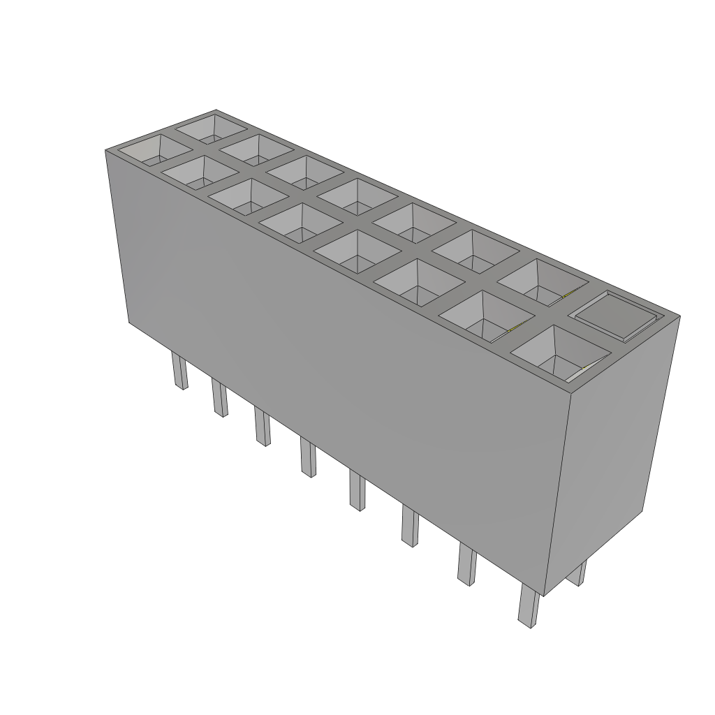 All Parts Connectors rugged connector BCS-108-L-D-TE-002 by Samtec