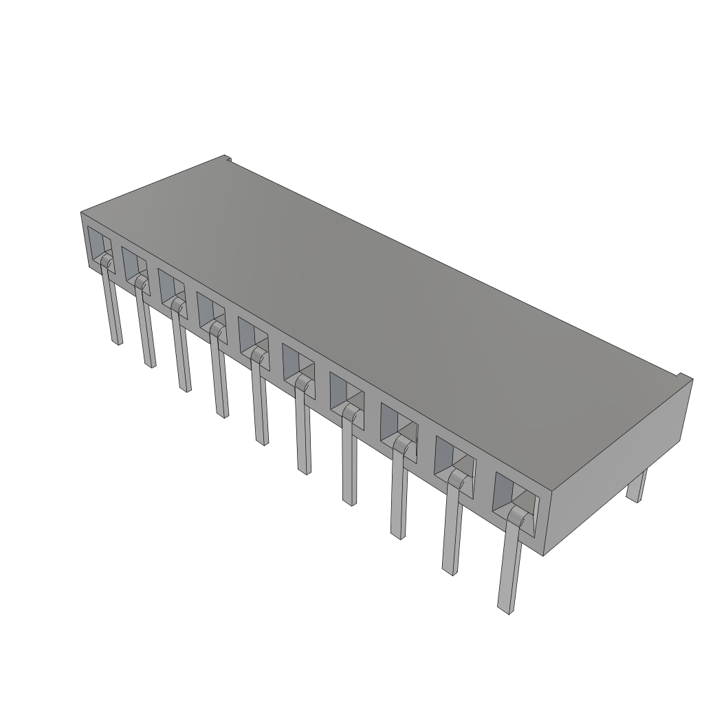 All Parts Connectors rugged connector BCS-110-F-S-HE by Samtec