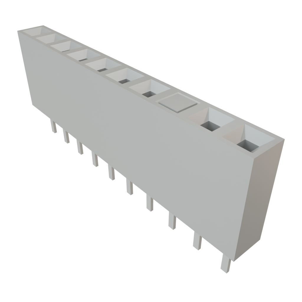 All Parts Connectors rugged connector BCS-110-L-S-TE-008 by Samtec