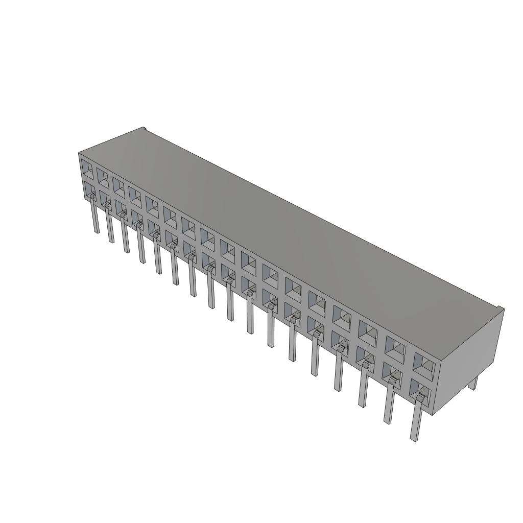 All Parts Connectors rugged connector BCS-117-LM-D-HE by Samtec