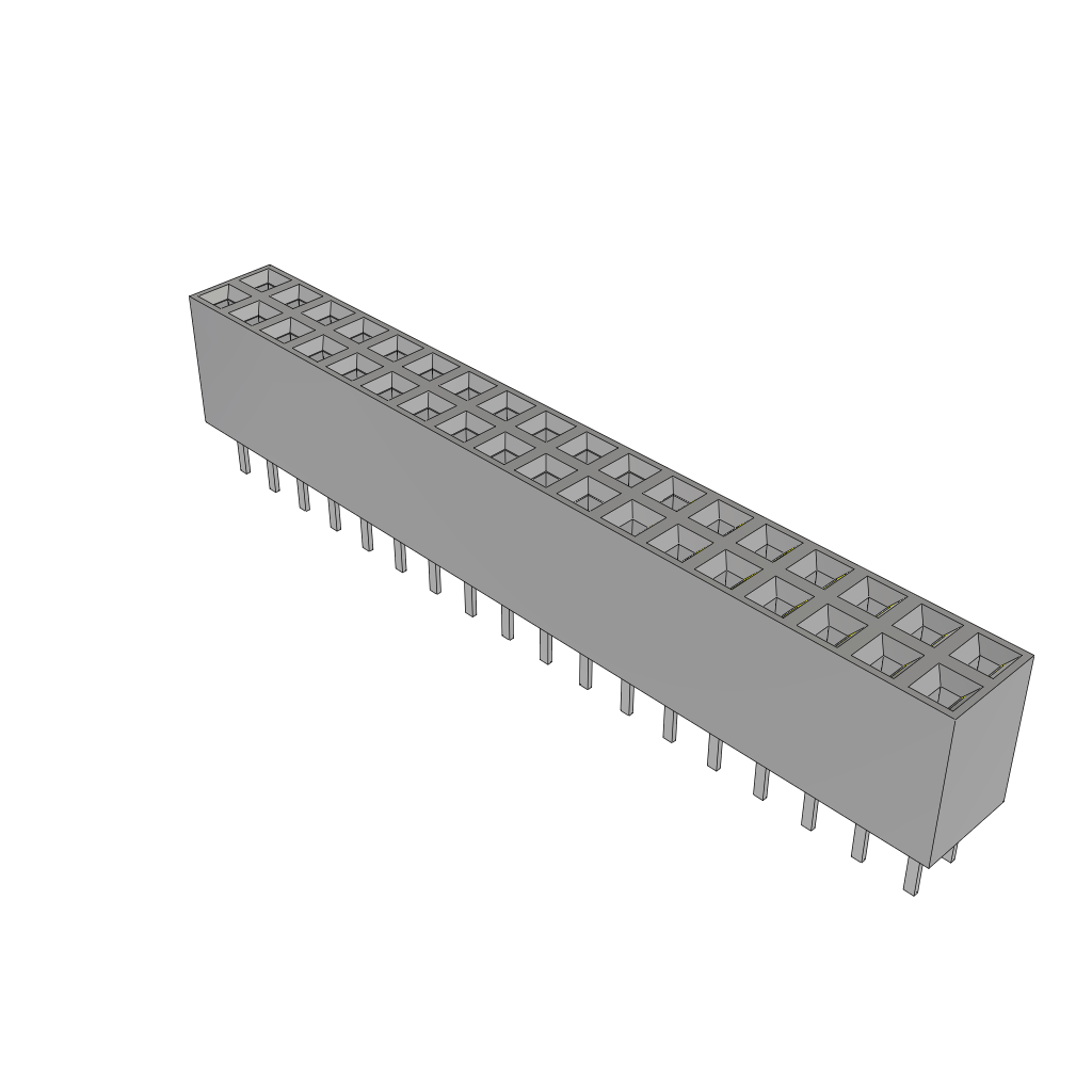 All Parts Connectors rugged connector BCS-118-S-D-TE by Samtec