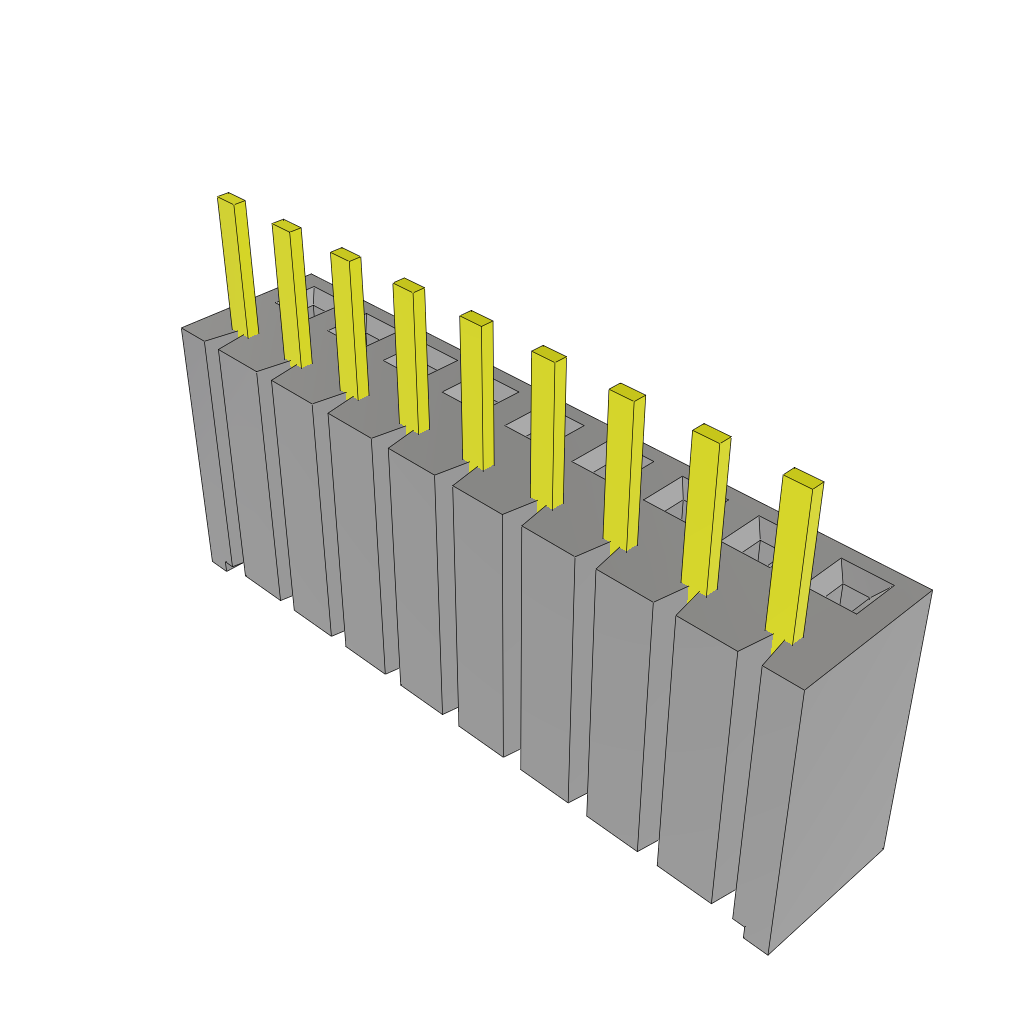 All Parts Connectors Backplane Connectors Hard Metric Connectors BSW-109-24-L-S by Samtec